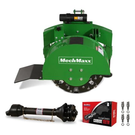 3-Point PTO Stump Grinder with 34 Carbide Teeth (PTO Shaft and Slip Clutch  Included), for 15-45HP Tractor, SG24
